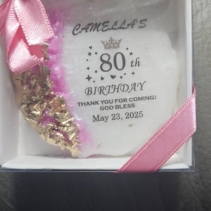 Custom Epoxy Magnet Retirement Party Favors, 10 PCS Personalized Keepsake Gift for Guests, Elegant Farewell Token,  Retirement Celebration
