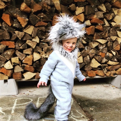 Grey Wolf Costume Toddler Boy Halloween Costume, Toddler Girl Halloween ...