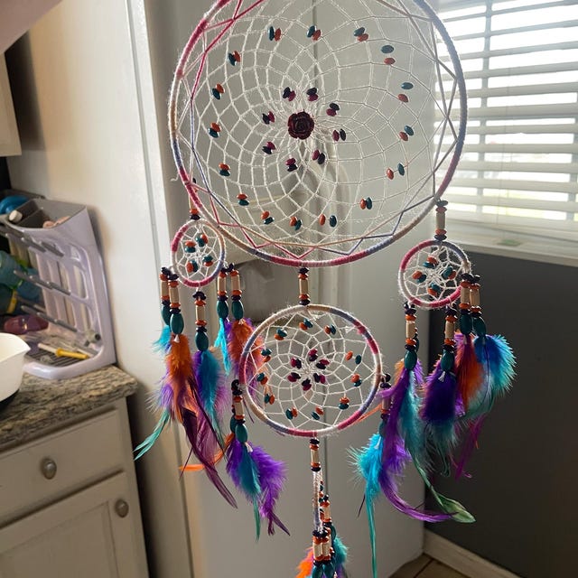 Gaia Rainbow Dreamcatcher American Dreamcatcher Dream Catcher