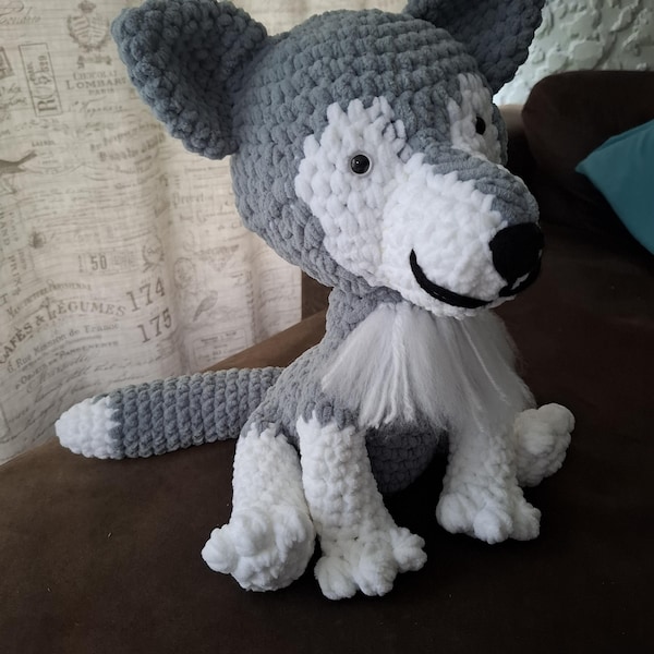 Wolf Amigurumi Crochet Pattern - Etsy