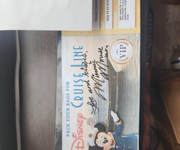 Personalized DISNEY CRUISE Trip GIFT Tickets - Editable Digital Download Pdf