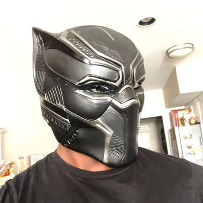 Black Panther Helmet Life-size Scale Fully Pattern Detail , Paint From ...