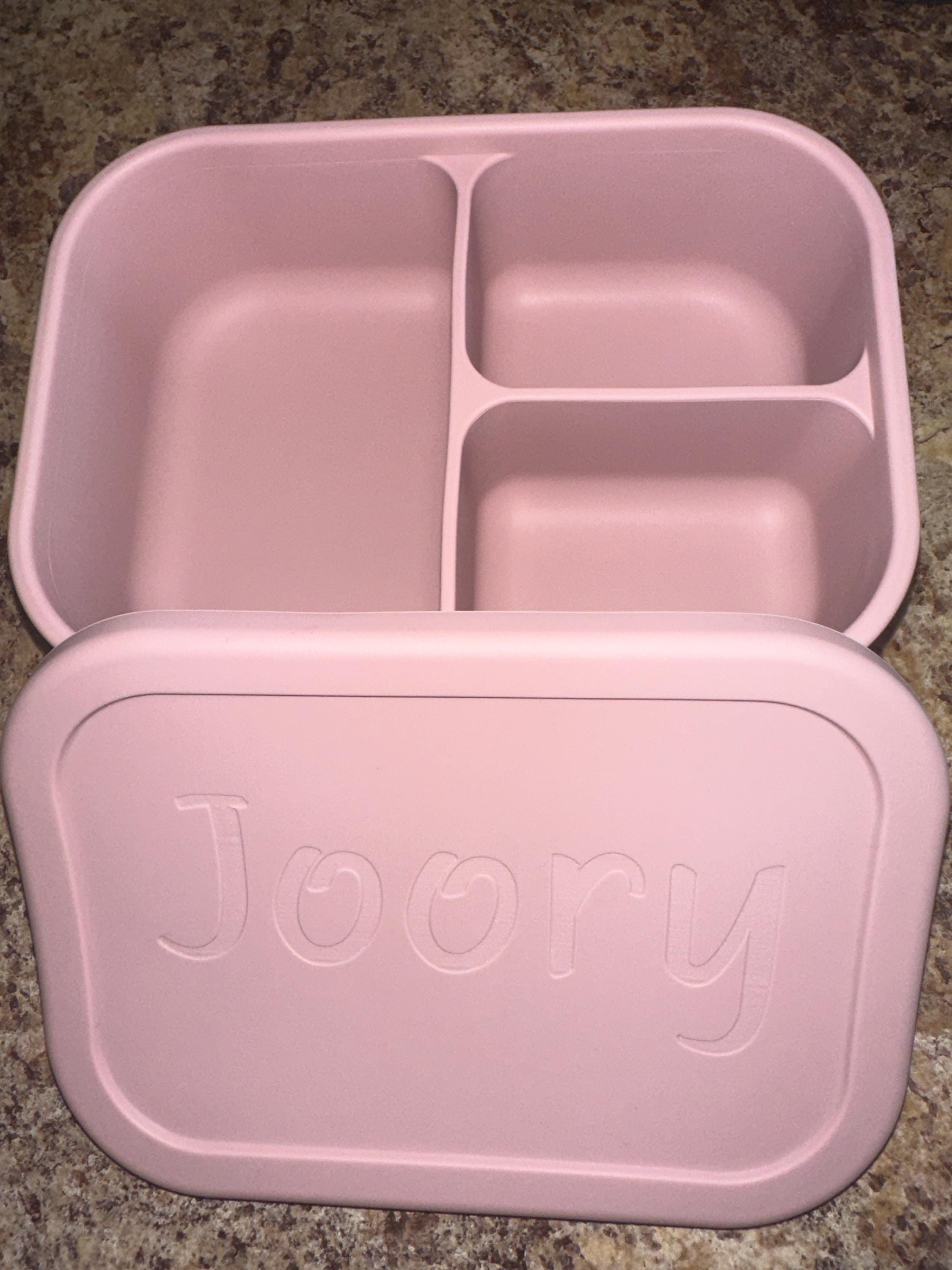Kids lunch box|Silicone lunch box for kids|Personalized lunch box for kids|Kids name lunch box|Kids food storage|Kids food container|Name