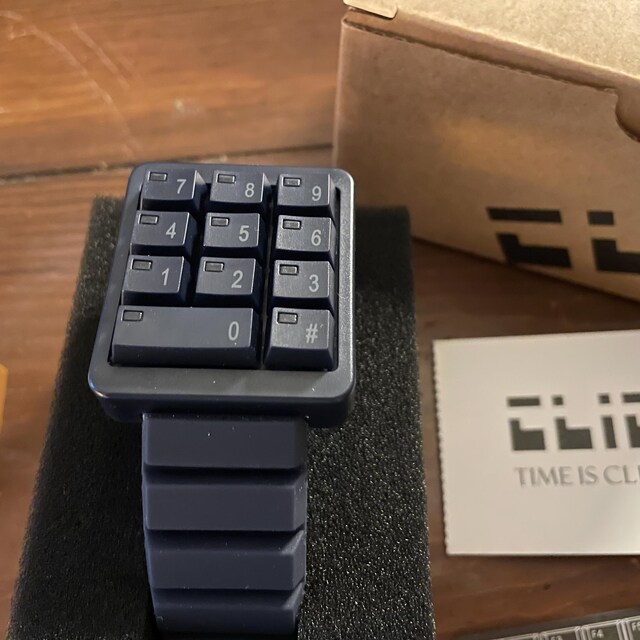 時計 Click keypad watch Click Keypad Watches, LED LCD Digital Unisex Unique Special Gift