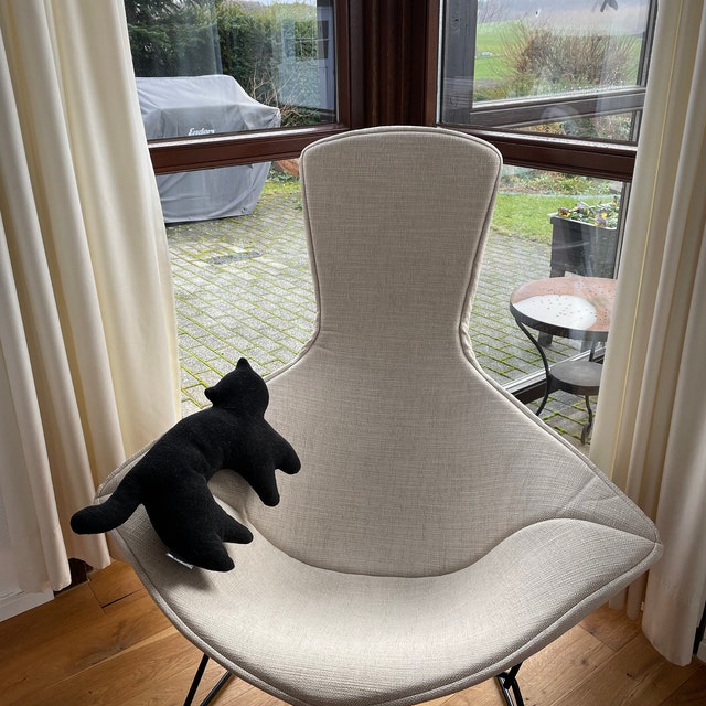 Bertoia Inspired Bird Chair Cushion Full Upholstery Cover Many Colors Available Etsy