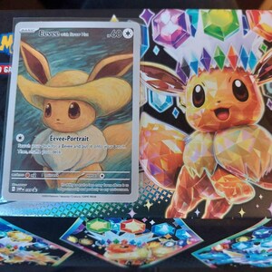 Eevee With Straw Hat - Perfect Gift for Poke Fans - NOT Real Just