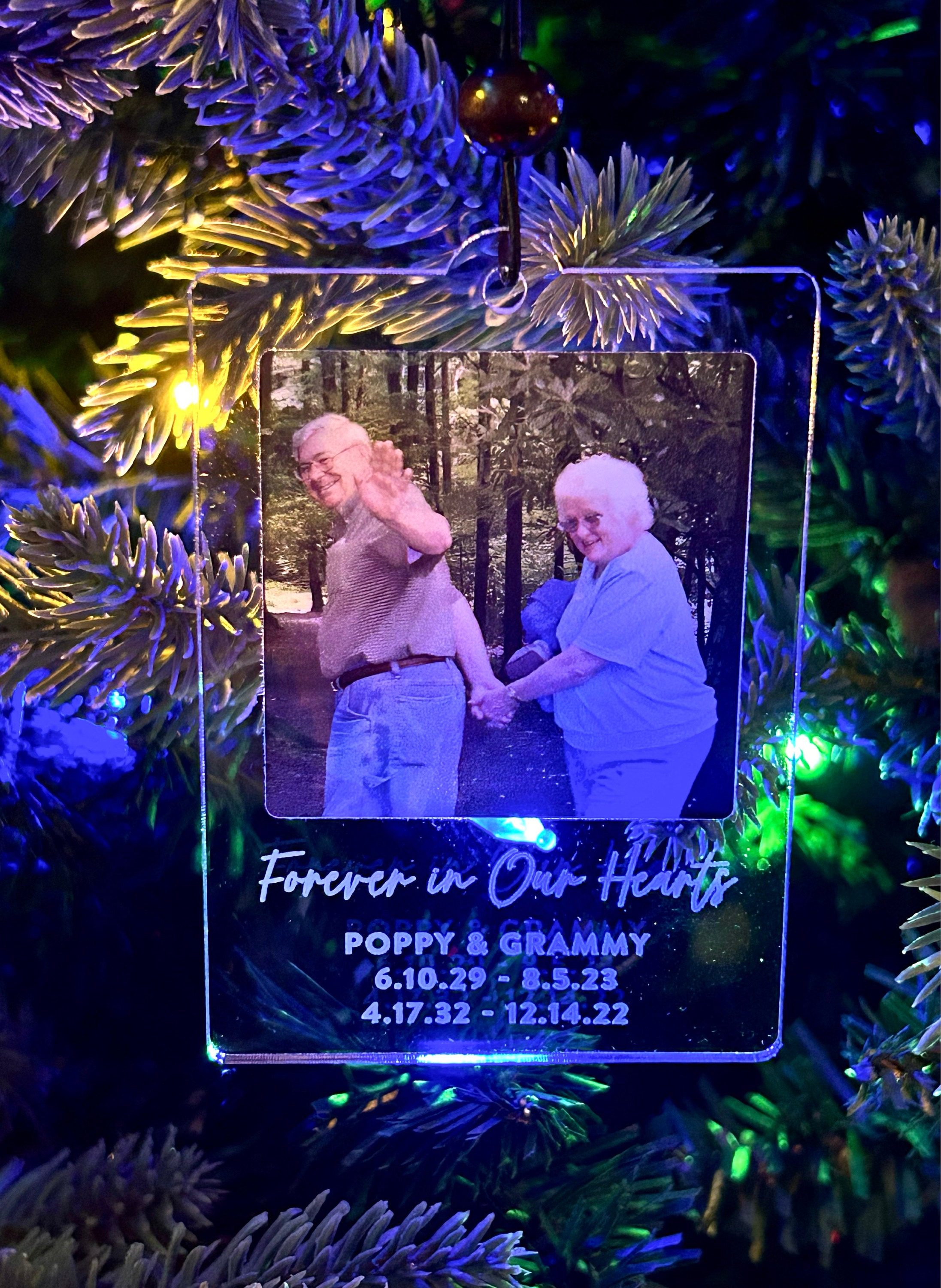 🎁Buy 2 FREE SHIPPING🎁Personalized Photo Ornament, Custom Ornament, Drive Safe, Friendship Best Friends, Couples Gift for Her/Him