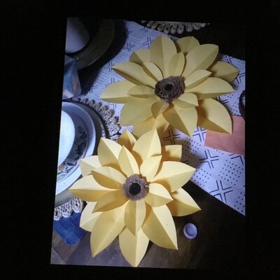 50 PDF PRINTABLE Paper Flower PETAL Templates, Diy Large Paper Flower ...