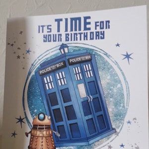 DOCTOR WHO Birthday Card - Etsy