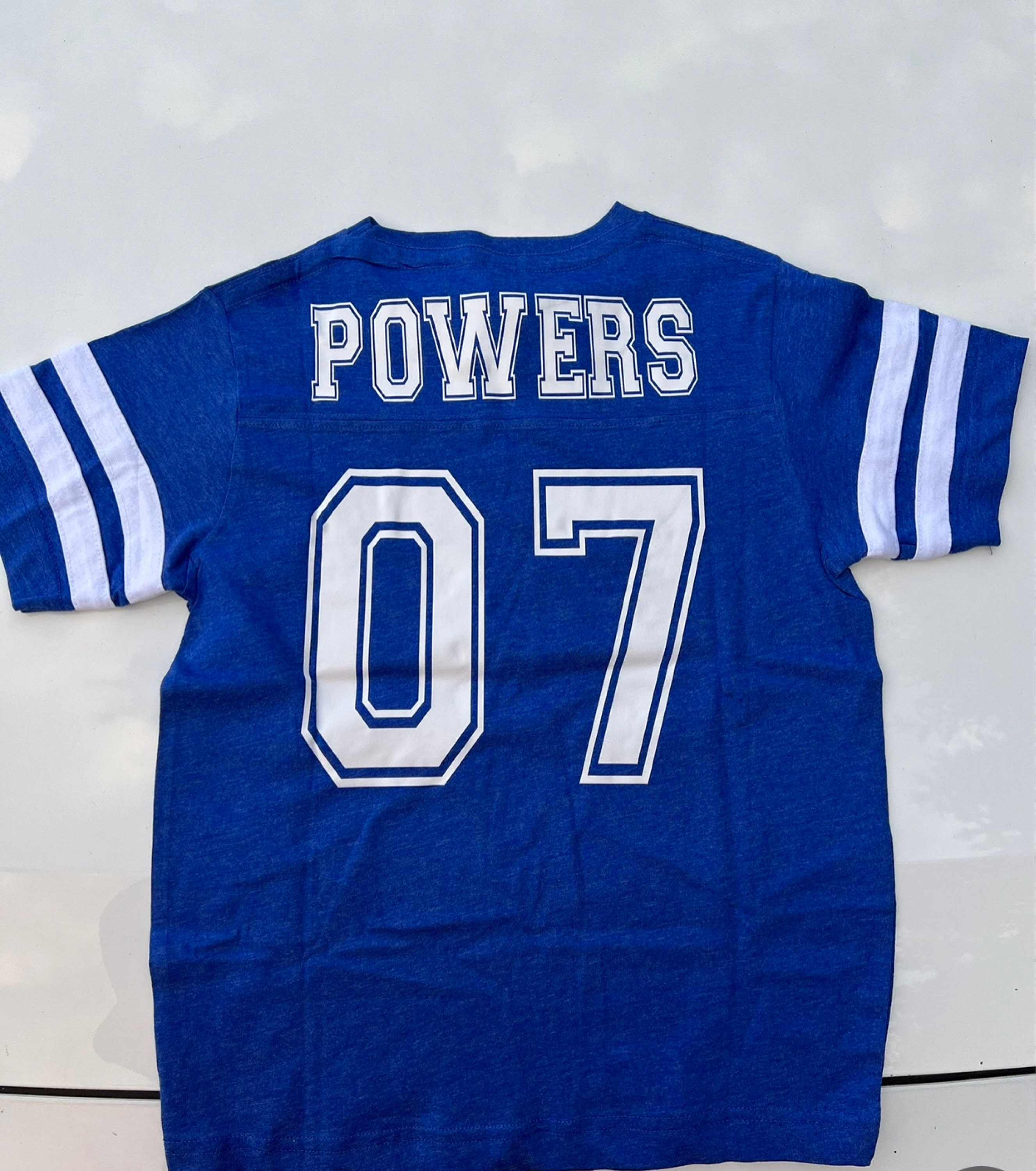 5th Birthday Football Shirt | Five Year Old Birthday Jersey Tee | Touchdown Sports Theme Party Outfit | Football Boy T-Shirt