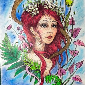 Princess Diaries A4 Digital Coloring Page by Karolina - Etsy