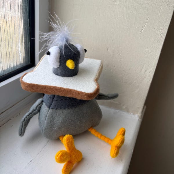 Inbread Pigeon Inbread Pigeon (soft Sculpture) - Etsy