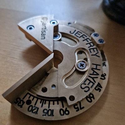 Mirock Square Metric Brass 120mm Nice Gift for Woodworker - Etsy