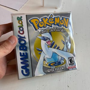 Pokemon Silver Box for Game Boy Nintendo - US Version - HQ - Inner