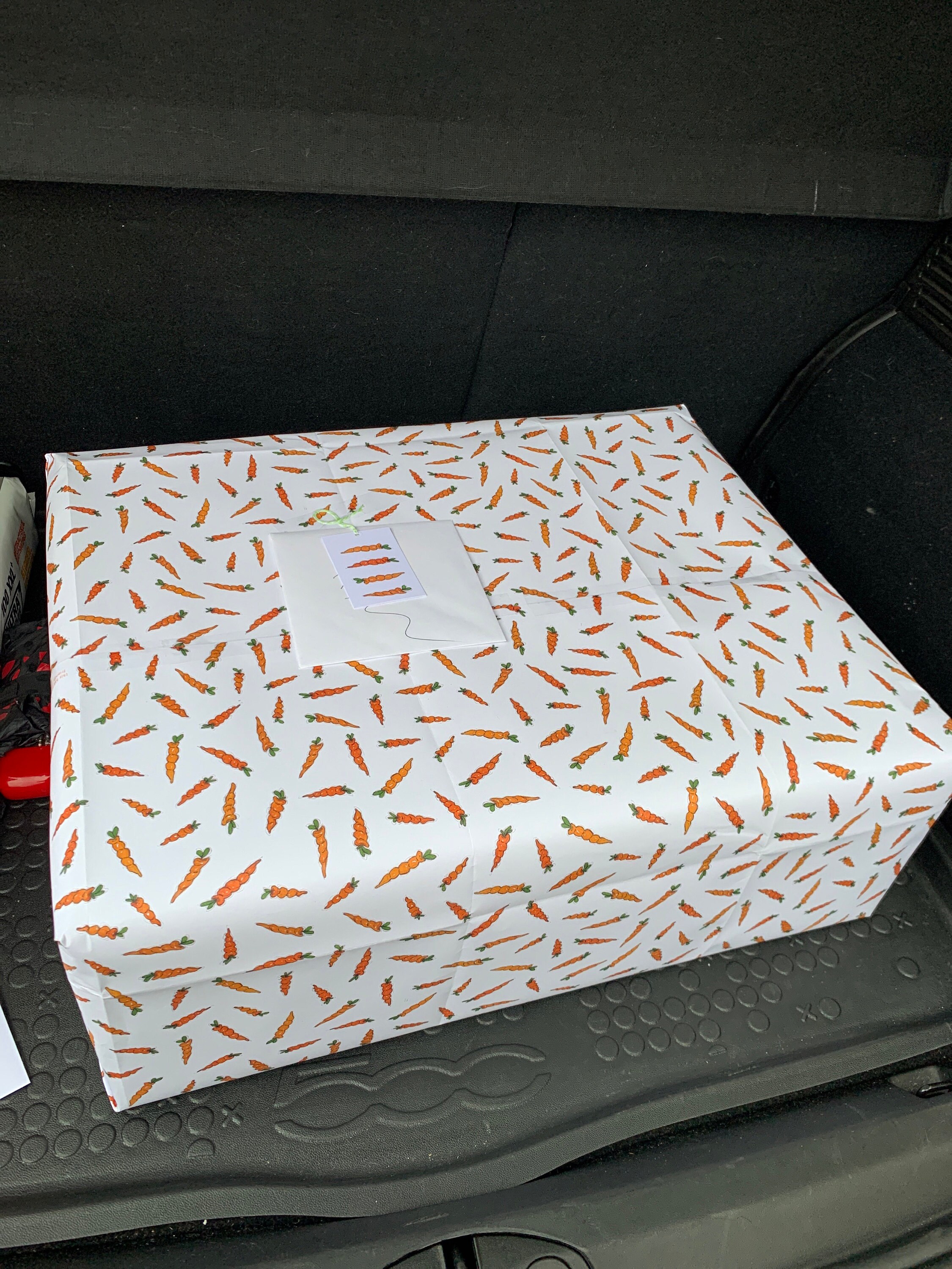 Carrot Wrapping Paper Set Gift Wrap, Fun Easter Gift Wrap