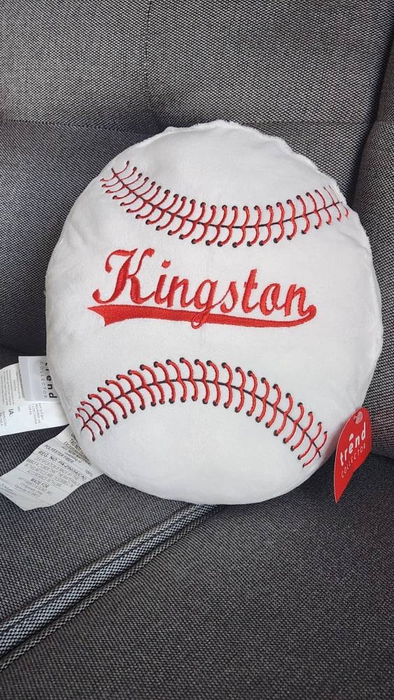 Customer photo for Baseball - Embroidery font