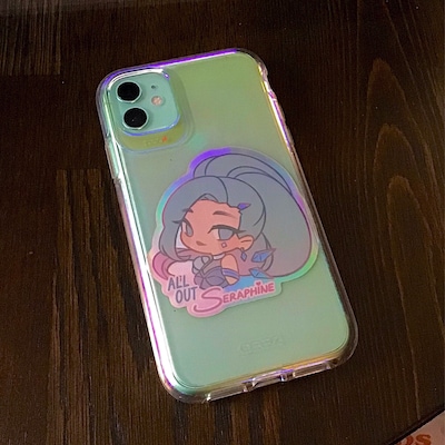 K/DA ALL OUT Holographic Stickers / K-pop Laptop, Water Bottle Decals ...