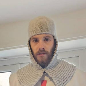 Crochet Pattern Chain Mail Coif Hat - Etsy