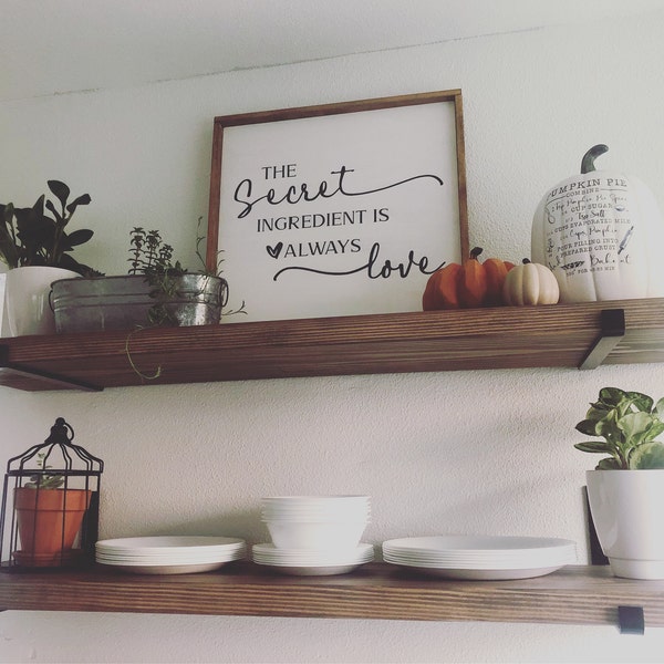 The Secret Ingredient is Always Love - Kitchen Digital Cut File - SVG ...