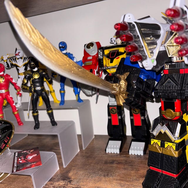 ROBOT ROUGE POWER Rangers Mighty Morphin Shogun Megazord Vintage Bandai