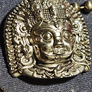 925 sterling silver Lord Krishna Pendant is a symbol of love, wisdom, and spiritual unisex gift nsp662 | TRIBAL ORNAMENTS