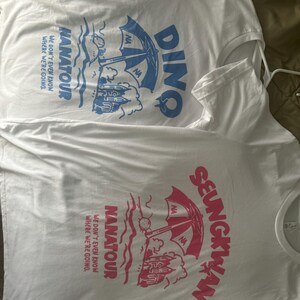 Seventeen Nana Tour Shirt Dino, Nanatour With Seventeen
