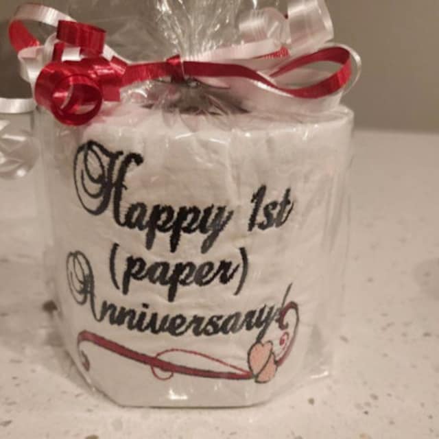 1st Anniversary Traditional Paper Gag Gift, 1st Anniversary Gift