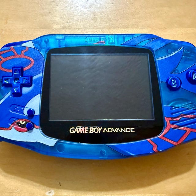 Nintendo Game Boy Advance SP Cobalt Blue - AGS-001 - Pokémon Ruby