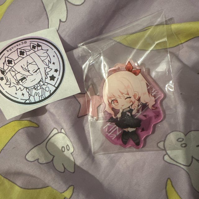 ★BLACKPURPLE★ Eternal Love Keyring Eternal Love KeyringBla Project Sekai - Nightcord at 25:00 Keychains / Charms - Etsy