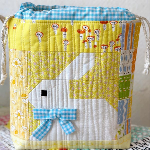 PDF Easter Quilt Pattern - Blue Bunny Quilt Pattern - Etsy
