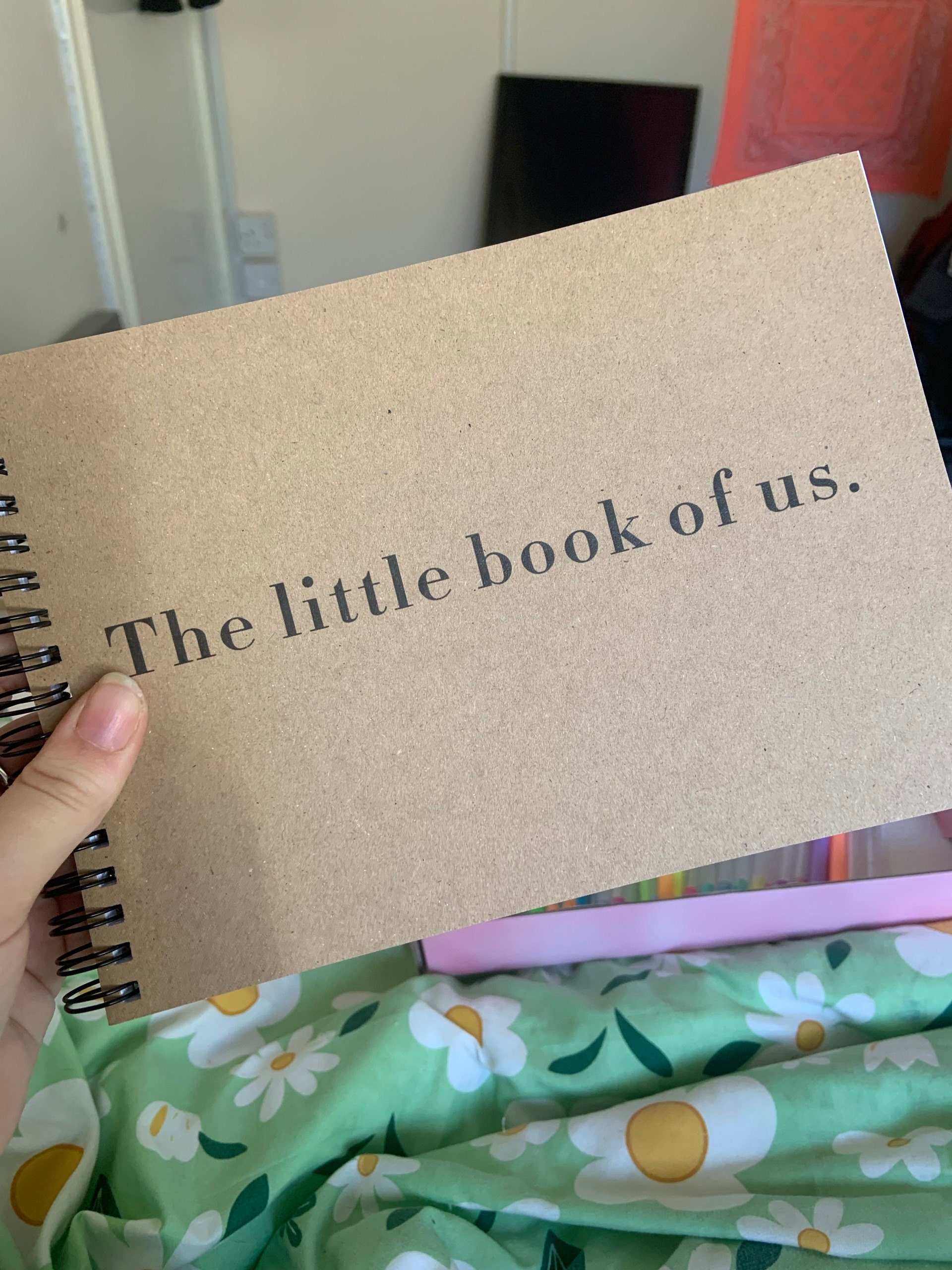 Reasons why I love you, Anniversary gift, boyfriend, husband, wife, partner, gifts for him, love, Our Story Scrapbook, memories journal