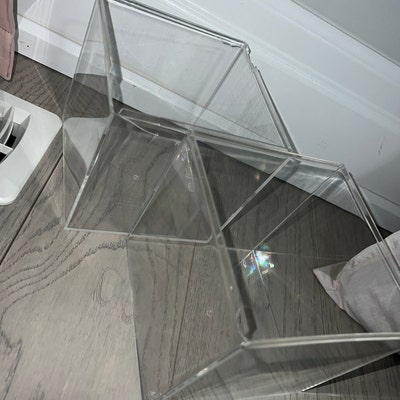 2pieces 130mmx90mmx50mmheight Rectangle Clear Ps - Etsy