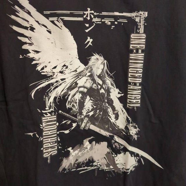 ファイナルファンタジー7 セフィロス アニメ T シャツ | ユニセックス