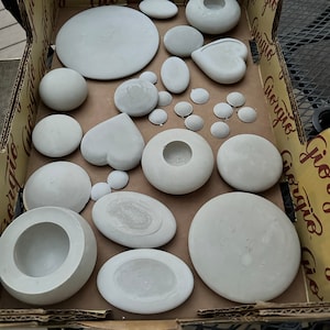 6 Art Stone Molds Combo Silicone Happy Dotting Company 