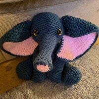Everly the Elephant Crochet PDF Pattern ONLY Digital File - Etsy Australia