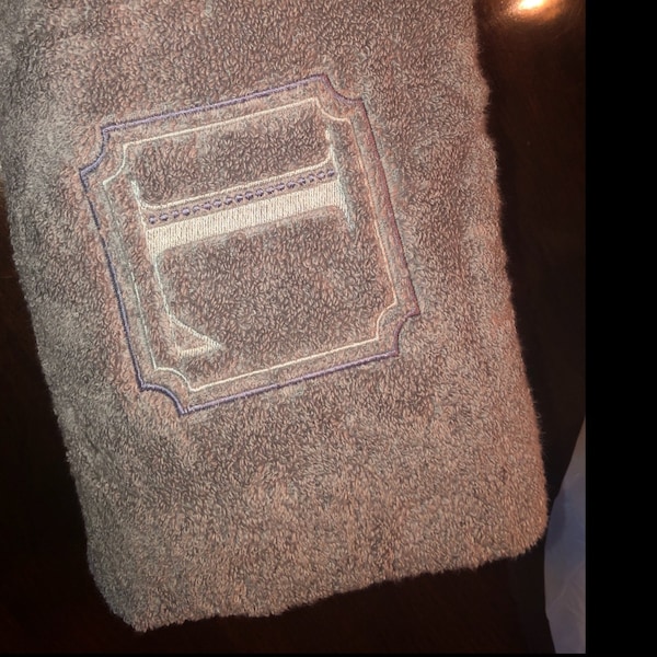 Two-color Block Monogram Embroidery: 3, 3.5 & 4 Inch Sizes #534 DAX - Etsy