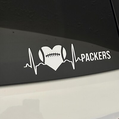 Dachshund Heartbeat Lifeline Car Sticker Decal - 'I201' - 8 Inches Wide - Weiner Dog