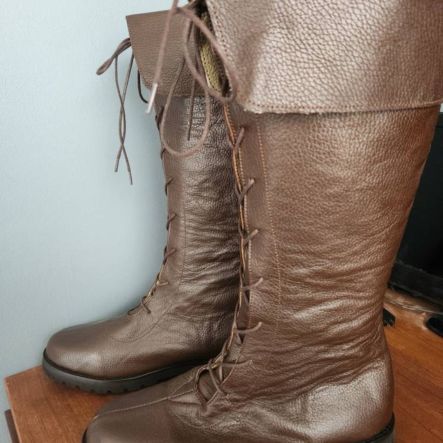 Viking Boots, Leather Boots, Men's Boots, Medieval Boots