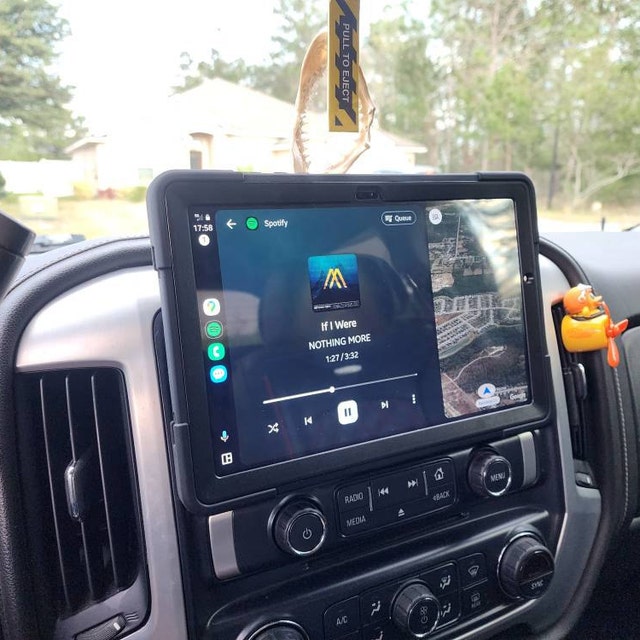 Tablet Mount Gmc Ipad Dash Kit 2014 2023 Silverado Sierra Magnetic - Main Image