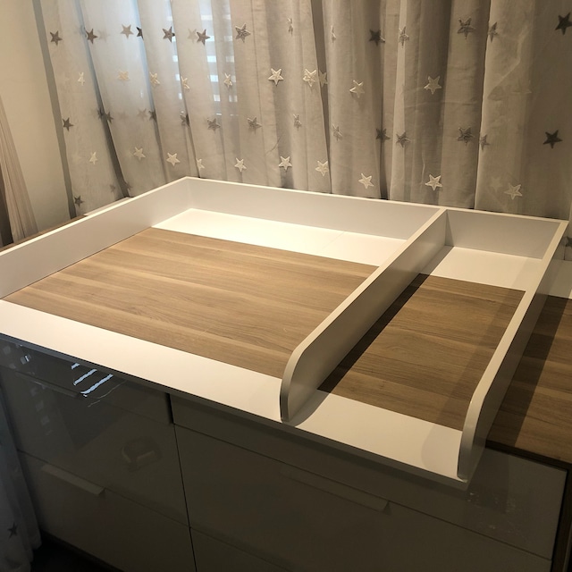 Cambiador Hemnes 160 cm Ikea Hemnes Cambiador de madera maciza en blanco  para adaptarse a la cómoda teñida IKEA Hemnes de 160 cm de ancho -   España