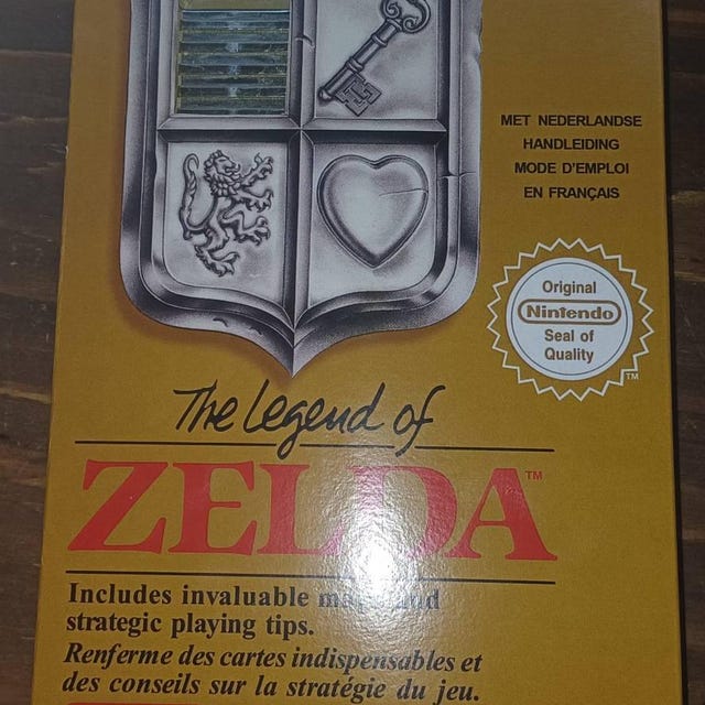 The Legend of Zelda NES – Replacement Box - Etsy