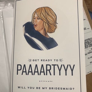 Bridesmaids Get Ready To Party Will You Be My Bridesmaid Etsy