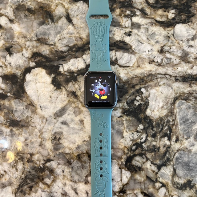 ☆US Disney Parks☆Apple Watchストラップ スモールワールド Disney Parks D-Tech Apple Watch Band -Mickey Mouse & Friends