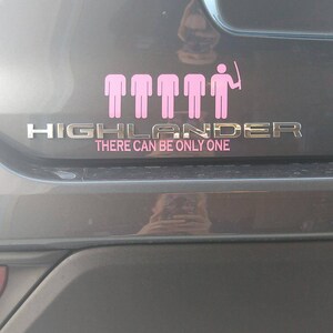 Highlander There Can Be Only One Toyota Free Shipping Etsy