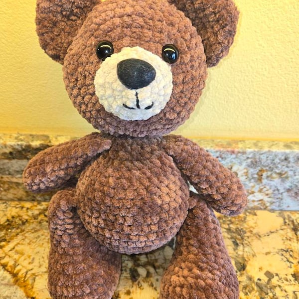 Amigurumi Teddy Bear Crochet Pattern, English Plushie PDF - Etsy