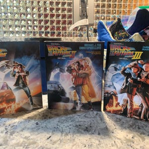 Back to the Future 1-3 - 4K Original Poster Slipcover ONLY - NO
