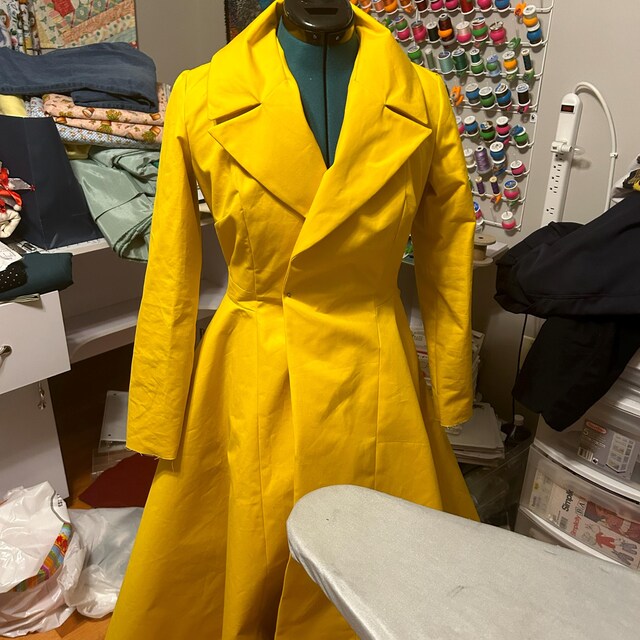 Full-length Trench Coat | INSTANT DOWNLOAD| Fitted Full