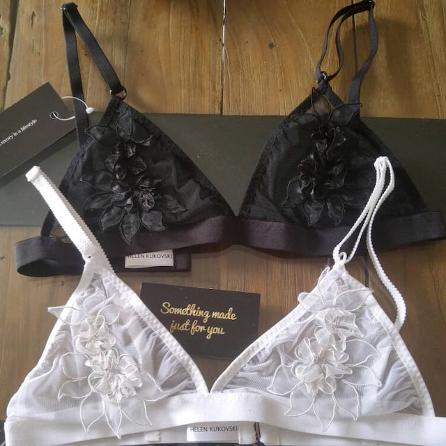 Sheer lingerie: A very sheer bra - Helen Kukovski