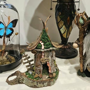 ミニ妖精の家、手作り妖精の家、パーソナライズギフト、カスタムメイド