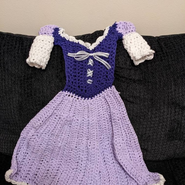 Princess Dress Blanket, Purple, Crochet Pattern, Digital Download, PDF  Only, Toddler, Child, and Adult Sizes - Etsy